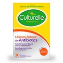Culturelle Probiotika Ultimate Balance Probiotika til brug med Antibiotika - 20 Greve - Probiotiske kapsler Hjælp Gendanne gode Bacteria tabt under antibiotisk brug & bidrage til et sundt immunsystem