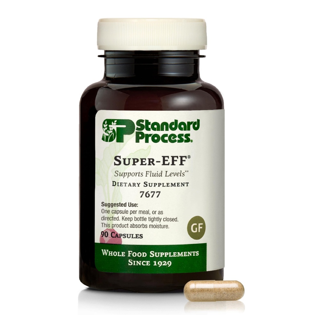Standard Process Inc. Super- EFF - Whole Food Energy med Flaxseed Oil og Spanish Moss - 90 kapsler