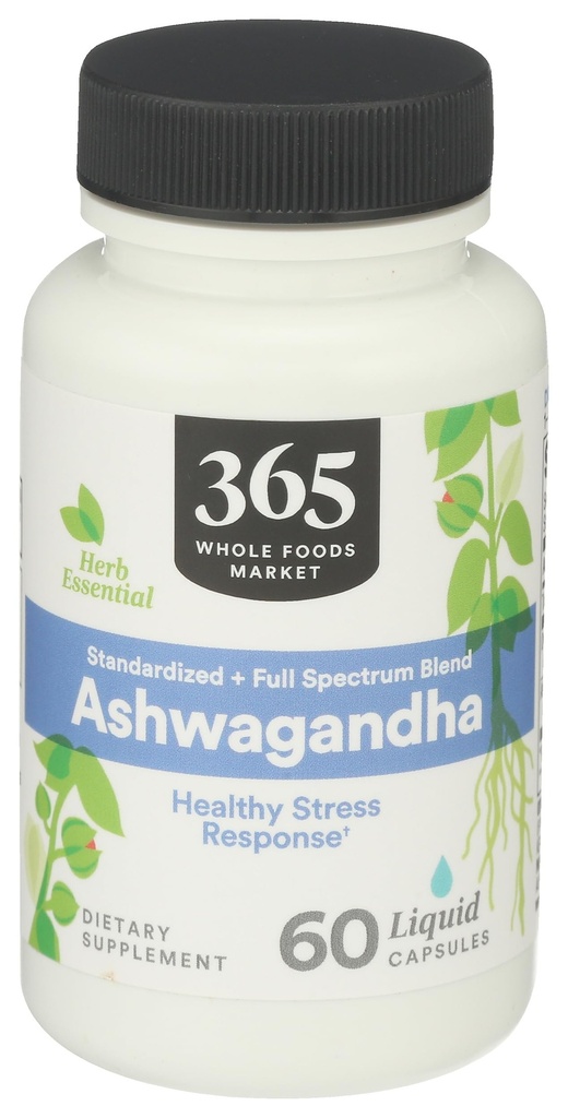 365 by Whole Foods Market, Ashwagandha, 60 Count