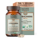 Regenerative Fermented KSM-66 Ashwagandha Vegan Capsules with Acti Veda™ (600mg, 30 Servings), Up to 150% More Effective Than KSM-66 Alone