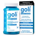Goli Zero Sugar Ashwagandha Gummies with KSM-66, L-Theanine, Maca and Vitamin D - No Sugar Alcohols - Vegan, Keto-Friendly, Non-GMO