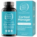 Zen Again Cortisol Manager with Ashwagandha KSM-66 | Cortisol Supplements for Women | 11-in-1 Complex | Herbal Stress Support with L-Theanine, Rhodiola & Magnesium | Vegan, 60 Ct (30 Servings)