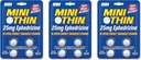 Mini Thin DBI Distribution Two Way Action 25mg Ephedrizin - 4 Count Blister - 3 Pack