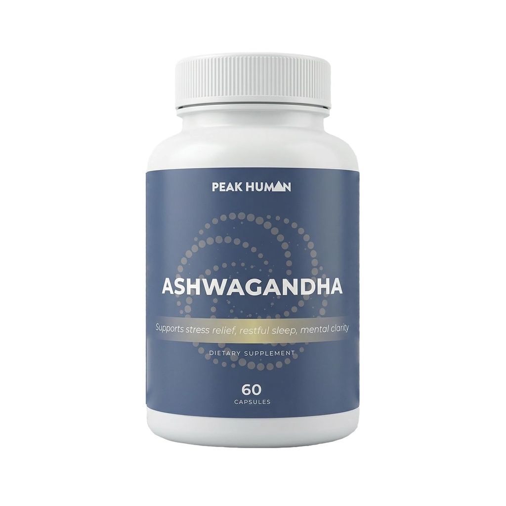 Labs Ashwagandha 500 mg – Stress & Cortisol Support, Calm Adaptogen Herbal Supplement – 60 Capsules – Organic Stress Relief, Mood, Focus & Energy Balance