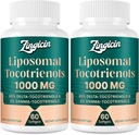 E-vitamin Tocotrienoler - Liposomal Tocotrienoler Supplement 1000mg, Højt Absorbatable Delta Tocotrienol og Gamma Tocotrienol til Knoglehelbred, og Antioxidant Support, 120 Softgels