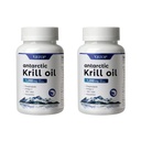 Antarctic Krill Oil 1200mg with Omega-3 EPA DHA, Phospholipids, Astaxanthin & Choline, Mercury Free, No Fishy, Supports Heart, Brain & Joint Health, 360 Softgels