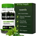 Intern Deodorant Supplement Note 124; Natural Chlorophyll 30 Kapsler til Body Odor Control, Gut Health, og Fresh Breatch Note 124; Vegan, Detox Support & Skin Health