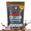 PhysiVantage Supercharged Collagen Peptider Powder - Hydrolyzed Collagen for Joint, Tendon, Ligament, & Skin Health Support - Chokolade, Keto, Paleo, 16oz; Forstærket med C-vitamin, BCAA, Grass- Fed