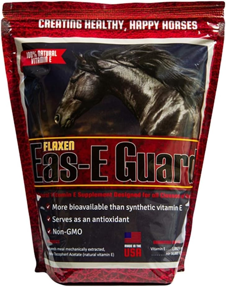 Flaxen EAS- E Guard 4 LB, Natural Vitamin E Equine supplement, med Vigtig Antioxidant
