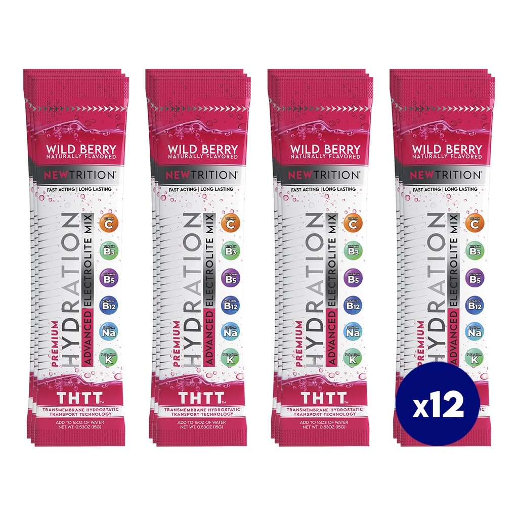 Hydration Powder, Electrolyte Powder Packets, Naturally Flavored Hydrating Packets for Water, Fast Acting Hydrate Electrolytes with Vitamins C & D