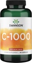 Swanson Vitamin C w / Rose HIPS - Urtetilskud fremme hud sundhed, hjerte sundhed & immunsystem støtte - naturlig formel fremme beskyttelse & wellness - (90 kapsler, 1000 mg hver)