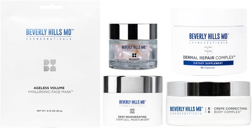 Beverly Hills MD Award Vindere Bundle - Hjælper w / Hydration, Udseende af Aging Skin, Rynker, Fine Lines & Support Collagen