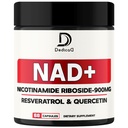 NAD Supplement med Nicotinamid Riboside, Trans- Resveratrol, Quercetin - Cellular Energy & Repair, Vitality, sund aldring - 60 Greve