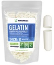 XPRS Nutra Size 2 Empty Capsules - 100 Count Empty Gelatin Capsules - Pills DIY Capsule Filling - Pure Bovine Pill Gel Caps for Do-It-Yourself Supplements (White)