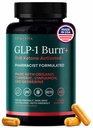 Ketosis & GLP-1 Supplement Vægttab for kvinder og mænd - Appetite Suppressant, Fat Burner og Metabolic Health med BHB Raspberry Ketoner, Apple Cider Vincils, Berberine HCL (Made in US / Lab Testet)