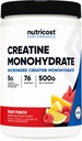 Nutricost Creatin Monohydrat Powder (Fruit Punch, 500 Gram)