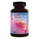 BioEmblem Digestive Enzymes - 10 Enzymes w/ 12 Strain 1 Billion CFU Probiotics for Nutrient Absorption & Digestive Support - Papaya, Bromelain & Papain to Help Bloating & Gas - Non-GMO - 60 Capsules