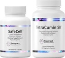 SafeCell S- Acetyl Glutathion Supplement for Neuro Health Support & TetraCumin SR Fælles Support, Vedvarende Udgivelsesdato Gurkemeje Metabolit