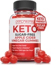 Atlantis Nutrition Sugar- Free Keto ACV Gummies for vægttab - Apple Cider Vineddike Gummies Formuleret med 750MG ACV Per Servering - Understøtter fordøjelse, vægttab, Detox & Cleansing - 60 Greve