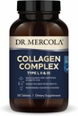 Dr. Mercola Collagen Complex - Understøtter Hud & Connective Tissue - Type I, II & III Collagen - Non- GMO, Gluten- Free & Soy- Free - 90 tabletter (30 servere)