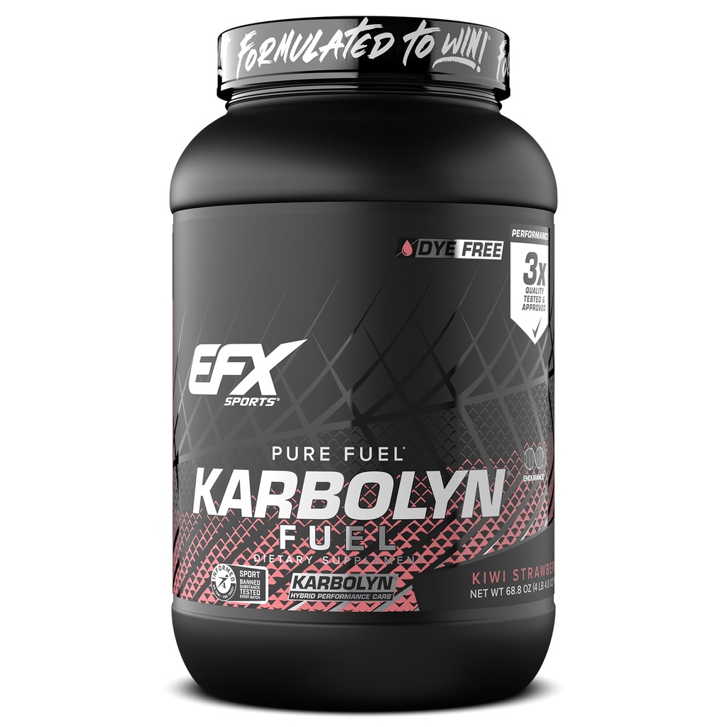 EFX Sports Karbolyn Brændstof Budd124; Fast- Absorbing Carbodiate Powder Budd124; Carb Load, Vedvarende energi, Quick Recovery