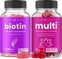 NutraChamps Biotin Gummies og Womens Multivitamin Gummies