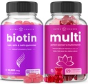 NutraChamps Biotin Gummies og Womens Multivitamin Gummies