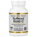 California Gold Nutrition Buffered Gold C, Gold Standard Sodium Ascorbate (Vitamin C), 60 Veggie Capsules