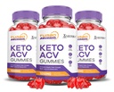 (3 Pack) Turbo Ripped Keto ACV Gummies Advanced Formel 1000MG Turbo Ripped Keto Gummies Apple Cider Vinticaria Formuleret med Pomegranate Beet Juice Powder B12 Vegan Non GMO 180 Gummys