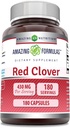 Amazing Formulas Red Clover 430 Mg Supplement Note 124; Kapsler Note 124; Non- GMO Note 124; Gluten- Free