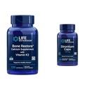 Life Extension Bone Gendan + vitamin K2 Vitamin & Minerals Beholder ben sundhed & Styrke & Strontium Caps 750 mg - Bone sundhed supplement