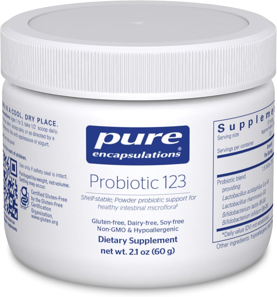 Ren indkapsling Probiotisk 123 Ounces