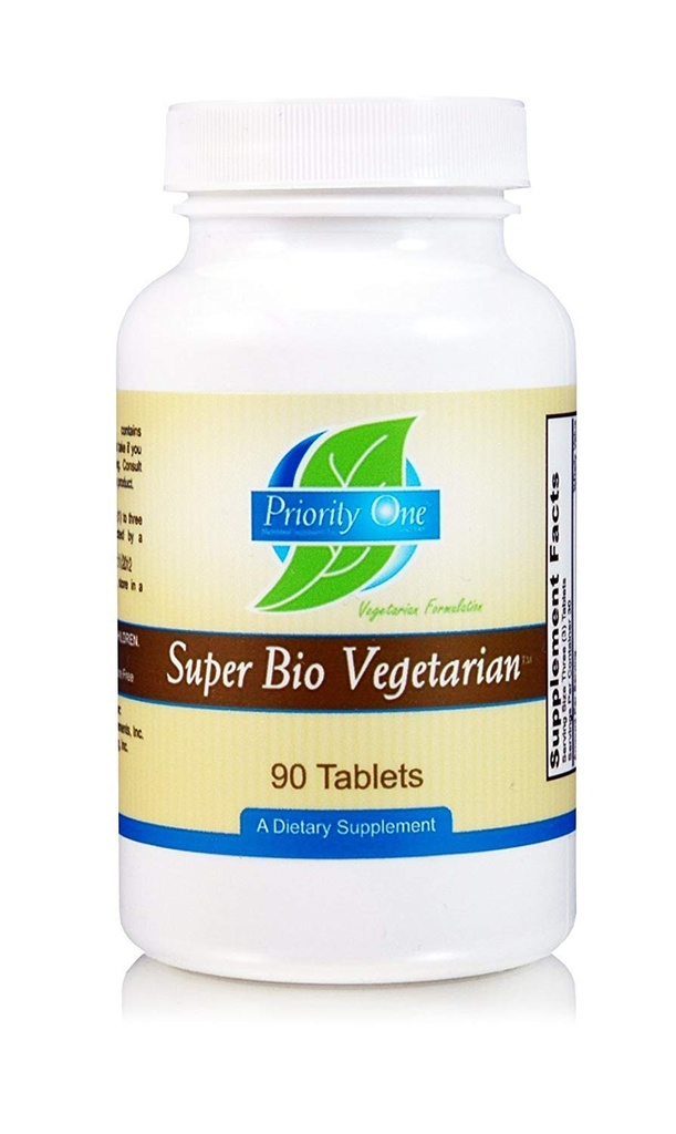 Prioriteret en Vitamin Super Bio Vegetar 90 tabletter - immunsystemet support * - Klinisk Styrke - Fordele ved Shiitake & Maitake svampe.