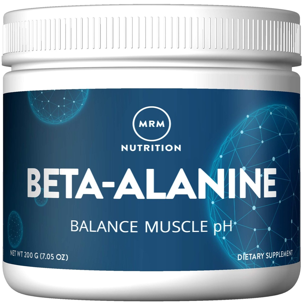 MRM Nutrition Beta-Alanine Powder - Carnosyn® Patented Beta-Alanine Supports Srength, Focus, Muscle Growth & Endurance for Women & Men, Vegan, Gluten-Free - 125 Servings