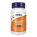 Now Foods Supplements, Women 's Probiotic, 20 milliarder, specielt Formuleret ved hjælp af tre klinisk testede Probiotic Strains, 50 Veg kapsler