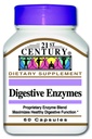 21st Century Digestive Enzymes Capsules, 60 Count (Pack of 3)