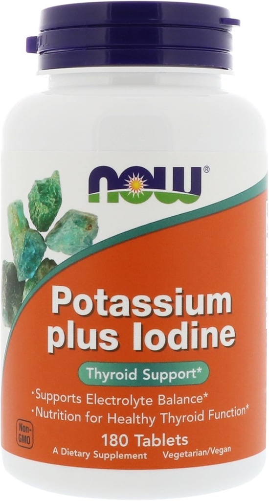 Nu kalium plus jod, 180 tabletter (pakke med 2)