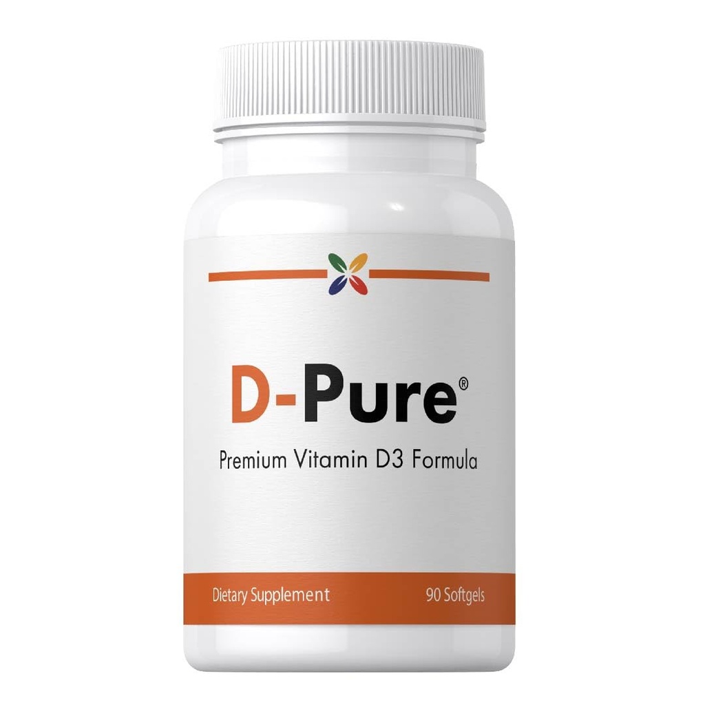 Stop Aging Now - Vitamin D3 5000 IU Softgels Supplement - 90 Count