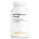 Supersmart - Optimag - Kraftfuld Magnesiumkompleks - 8 forskellige former for Magnesium til optimal sammenligning - Rights Magnesiummangel - 124; Non- GMO & Gluten Free - 120 Vegetariske kapsler