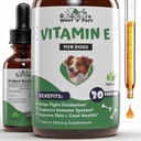 Vitamin E til hunde - Vitamin E til hunde - Hunde Vitamin E til hunde - Vitamin E Canine - Vitamin E tillæg til hunde - Vitamin E olie hund - Hunde Vitamin - Hunde immunforsvar - 1 fl oz