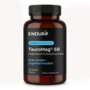 Endur TAUROMAG- SR Magnesium N- Acetyltaurinate, Brain Health Supplement, Hjælper Promote Memory Function, Gluten Free, 375mg (90 tabletter)