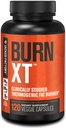 Jacked Factory Burn- XT Klinisk Studerede Fat Burner & Vægttab supplement - Appetite Suppressant & Energy Booster - med Acetyl L- Carnitin, Green Tea Extract og mere - 120 naturlige kost piller