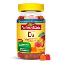 Nature Made Vitamin D3 5000 IE Per Serving Gummies Extra Strength, Knogle og immunforsvar Support, 150 D-vitamin Gummies til voksne, 75 dages forsyning