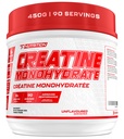 TC Nutrition Creatine Monohydrate Powder 90 Servings (450G) - 5g Per Serv of Unflavored Creatine Powder for Increased Strength, Muscle Growth, Improved Endurance and Performance