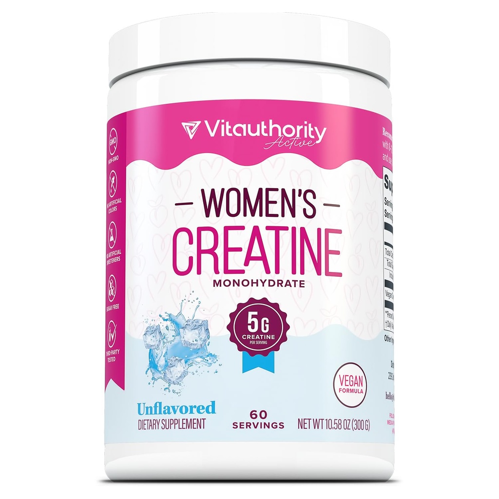 Micronized Creatine Monohydrate Powder – 5g per Serving Creatine Supplement | Support ATP Boost Strength, Lean Muscle & Recovery | No Sugar, Dyes, or Fillers | Superior Mixing - Unflavored 60 Servings