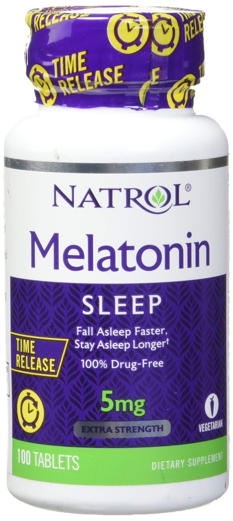 Natrol Melatonin Melatonin Time Release, 90 tabletter