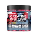 Creatin monohydrat Gummies, Sugar Free Advanced Complex, 8000mg med BCAA, L- Carnitin, Taurine, B6, B12, 120 Tæl