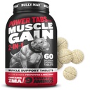 Bully Max 2- in-1 Muscle Builder Chewable Tablets for Hvalpe & Voksne Hunde - Puppy & Hundevitaminer & Kosttilskud til Muscle Gain & Growth - Ultimate Canine Multivitaminer til alle racer & aldre - 60 Tabs