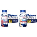 Sikre Plus Nutrition Shake med 16 gram protein & Sikre Plus flydende ernæring Shake med Fiber, 16 gram protein, Vanilla, 8 Fl Oz flaske (pakke med 24)