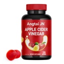 Apple Cider vinylacetat, 120 Greve, Max Strength 1000mg, ACV Supplement Gummy med B Vitaminer og antioxidanter, Understøtter Metabolisme, fordøjelse, Gut & immunforsvar, Gluten- Free, Vegan & Non- GMO